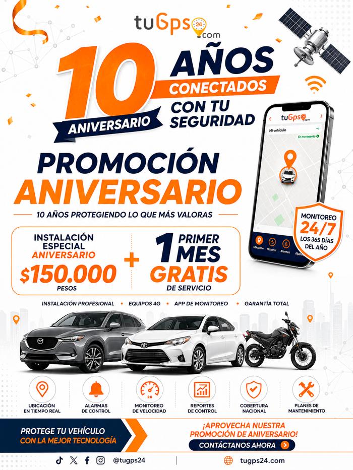 Promoción 10º aniversario TuGPS24
